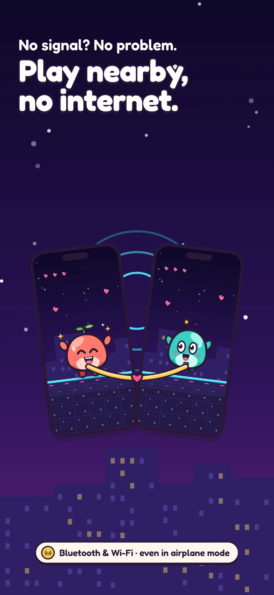 Two phones nearby
